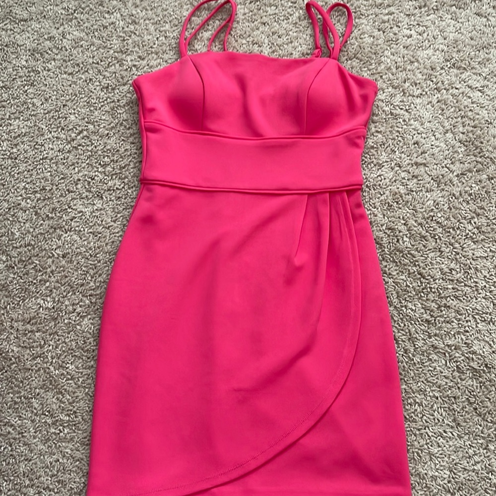 hot pink dress